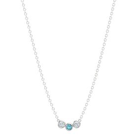 Triple Stone Necklace