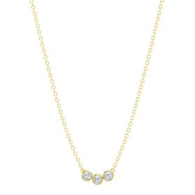 Triple Stone Necklace