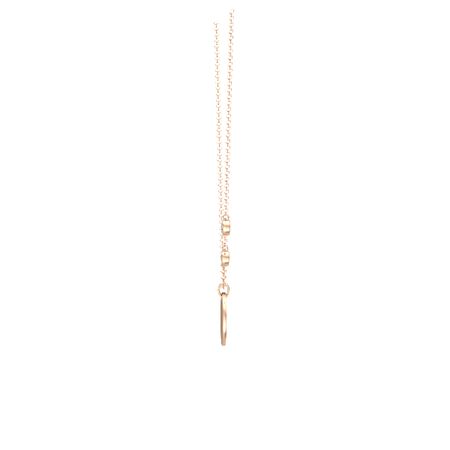 Double Gem Disc Necklace