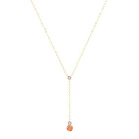 Petite Triple Stone Y-Necklace