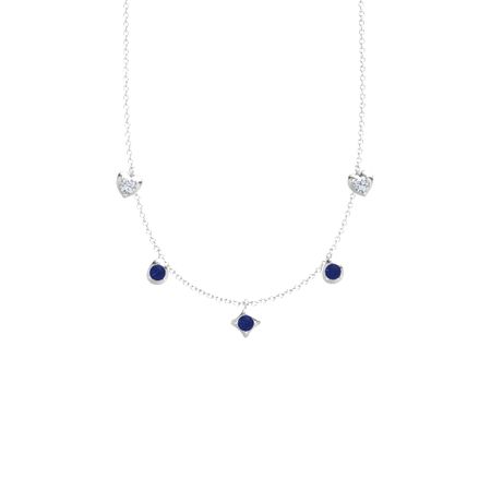 Eclipse Five Charm Choker Necklace 