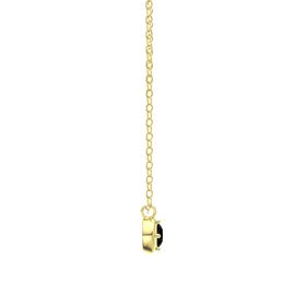 Yellow Gold Black Onyx Necklaces,Gold 