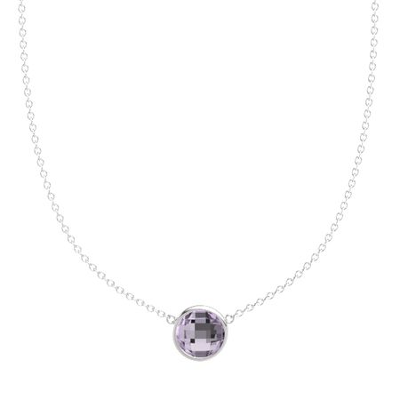 gemstone necklace briolette teardrop blue sapphire gems layer sterling silver