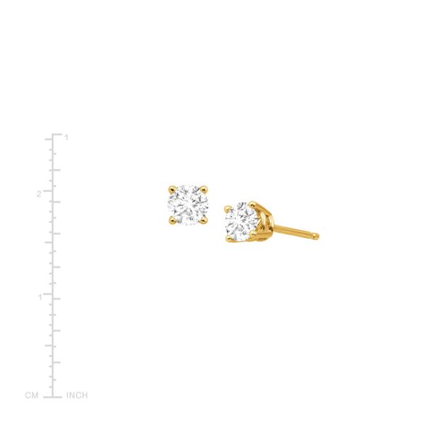 1 2 diamond stud earrings