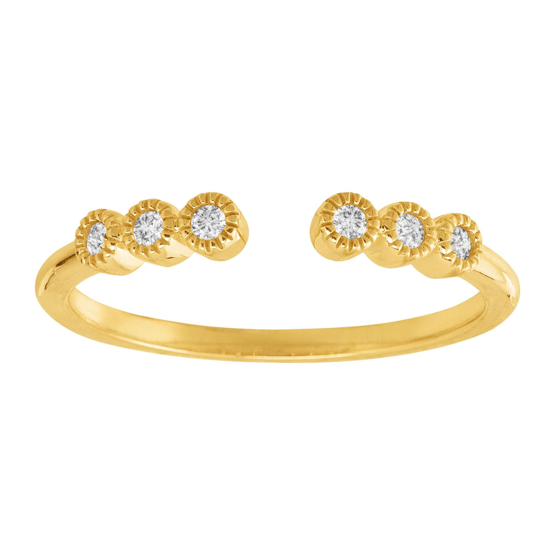 14k Gold Dainty Stackable Cubic Zirconia Ring 14k Yellow Gold Stackable Band 14k Cubic Zirconia Dainty Ring 14k Yellow Dainty Band