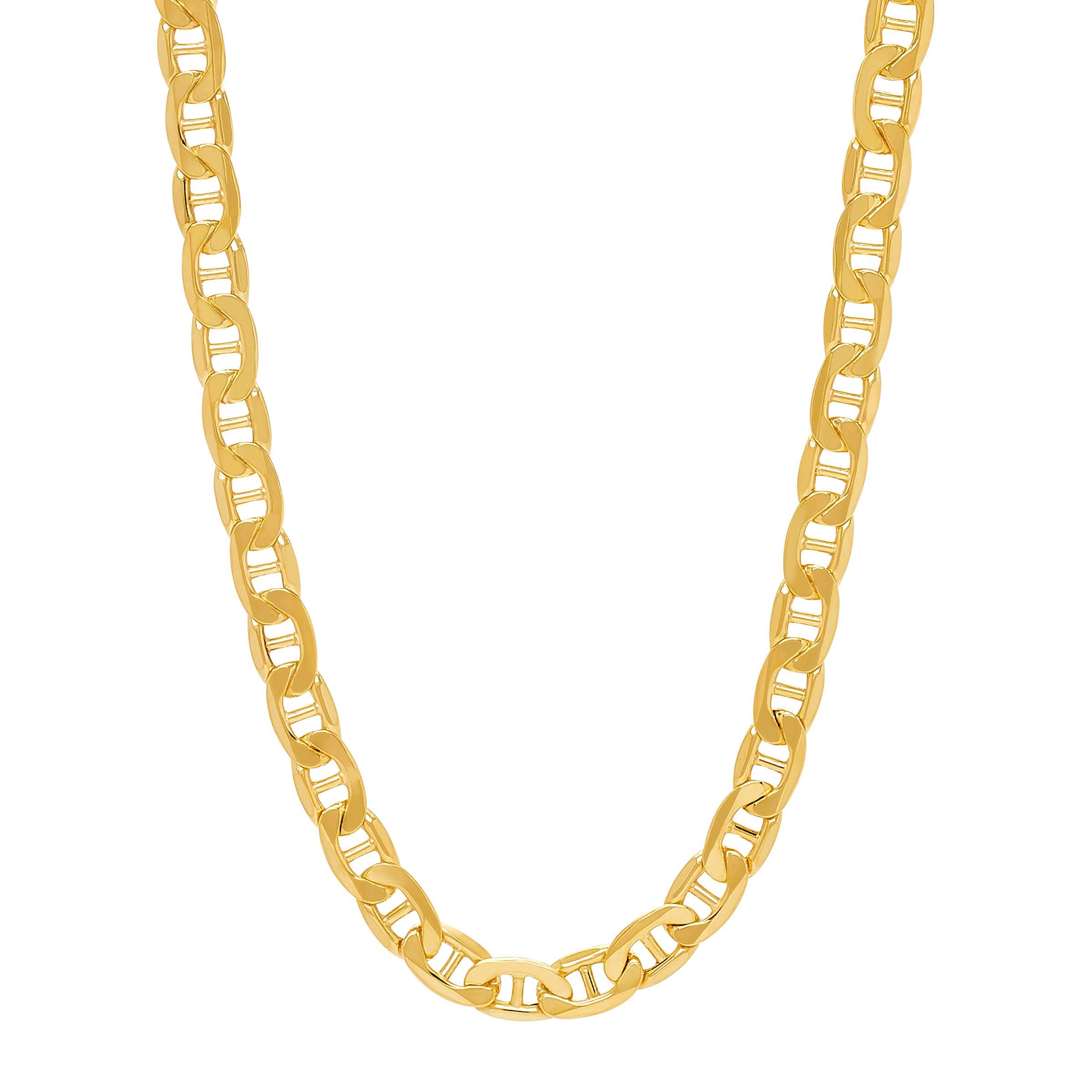 Italian gold mens necklace Clearance