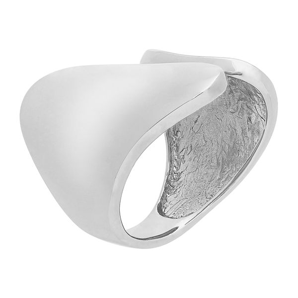 Wide Tapered Cuff Ring in Sterling Silver Wide Tapered Cuff Ring