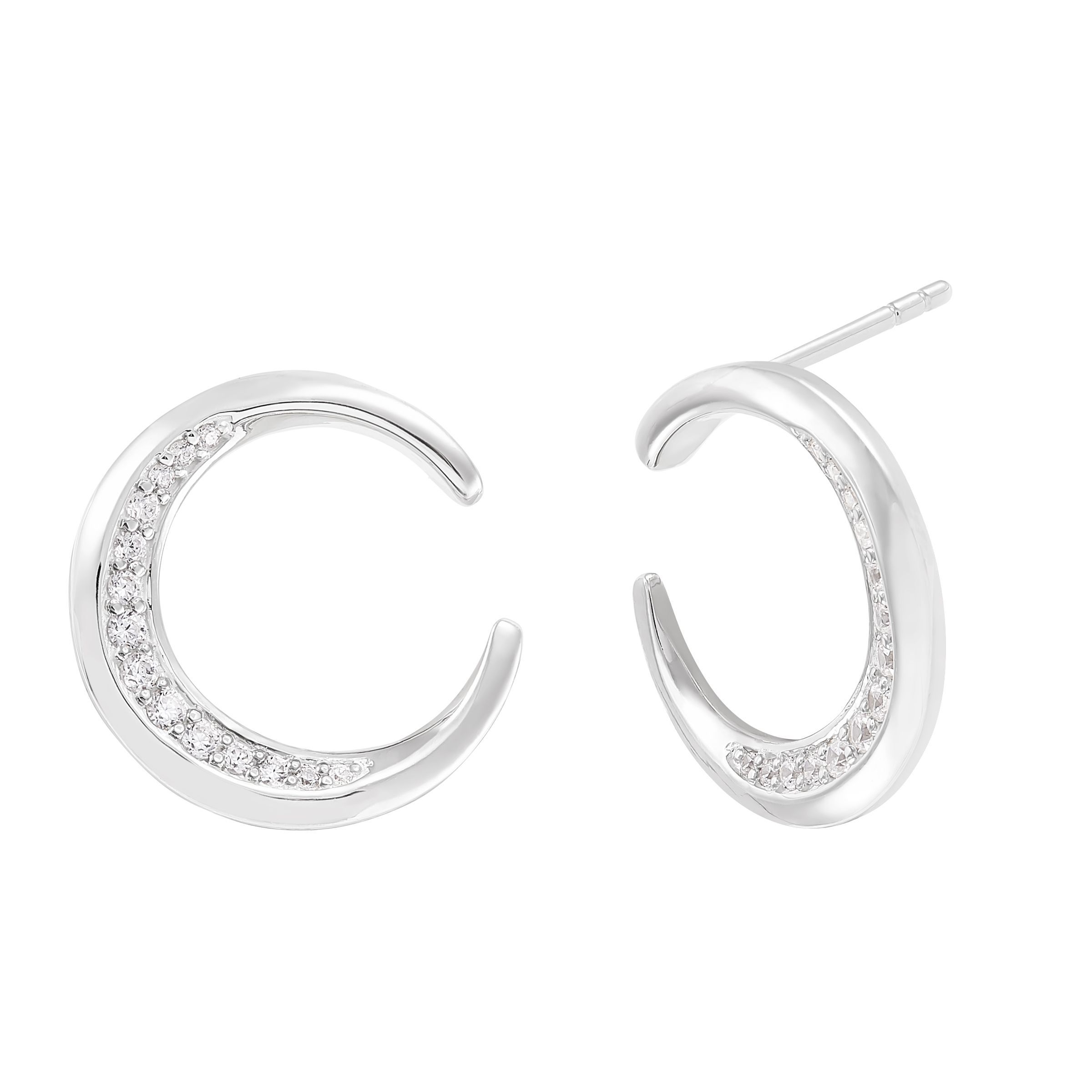 silpada cubic zirconia earrings