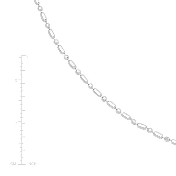 Silpada 'Dash & Dot' Charm Chain Necklace in Polished Sterling Silver