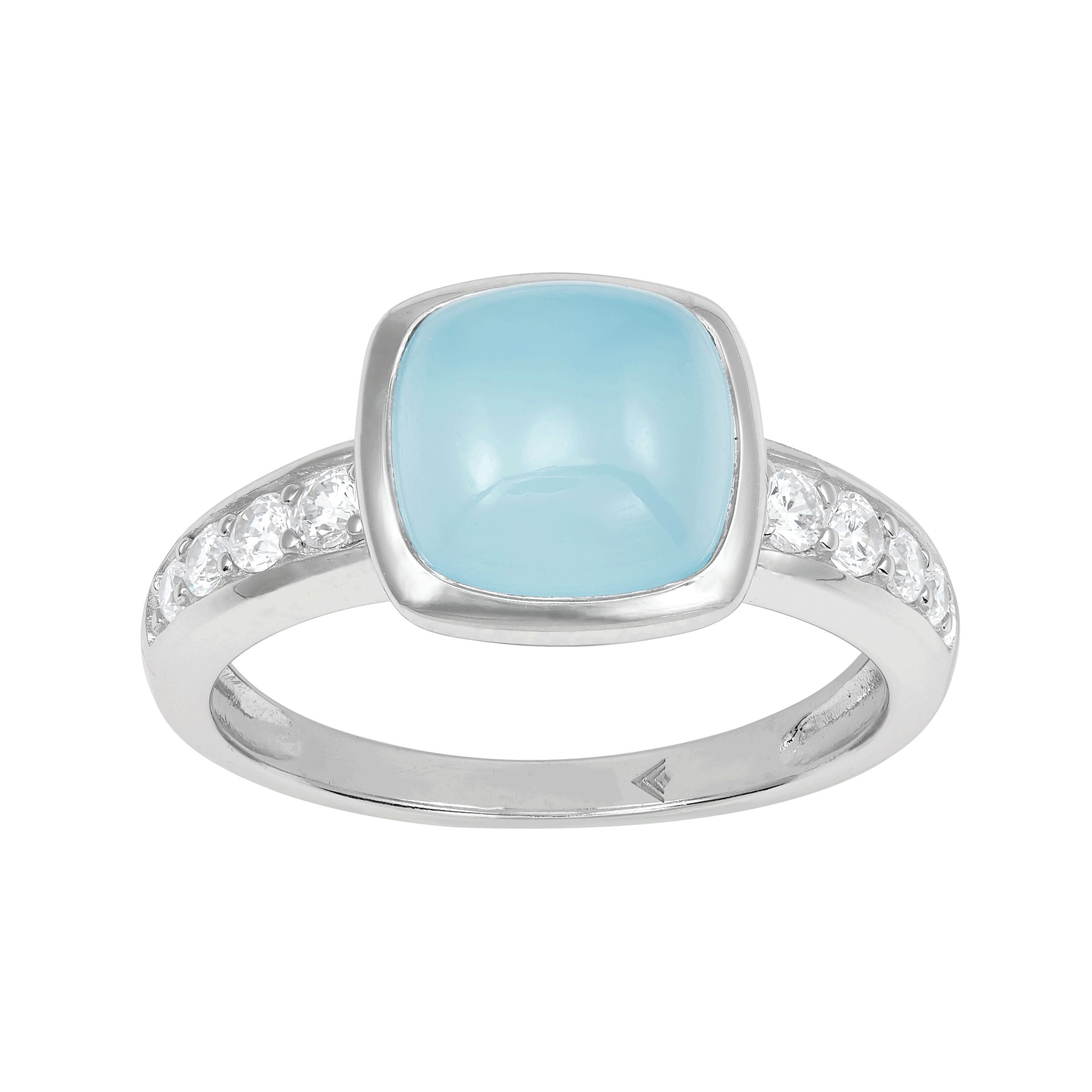 Silpada Double Take' Chalcedony Ring In Sterling Silver In Orange