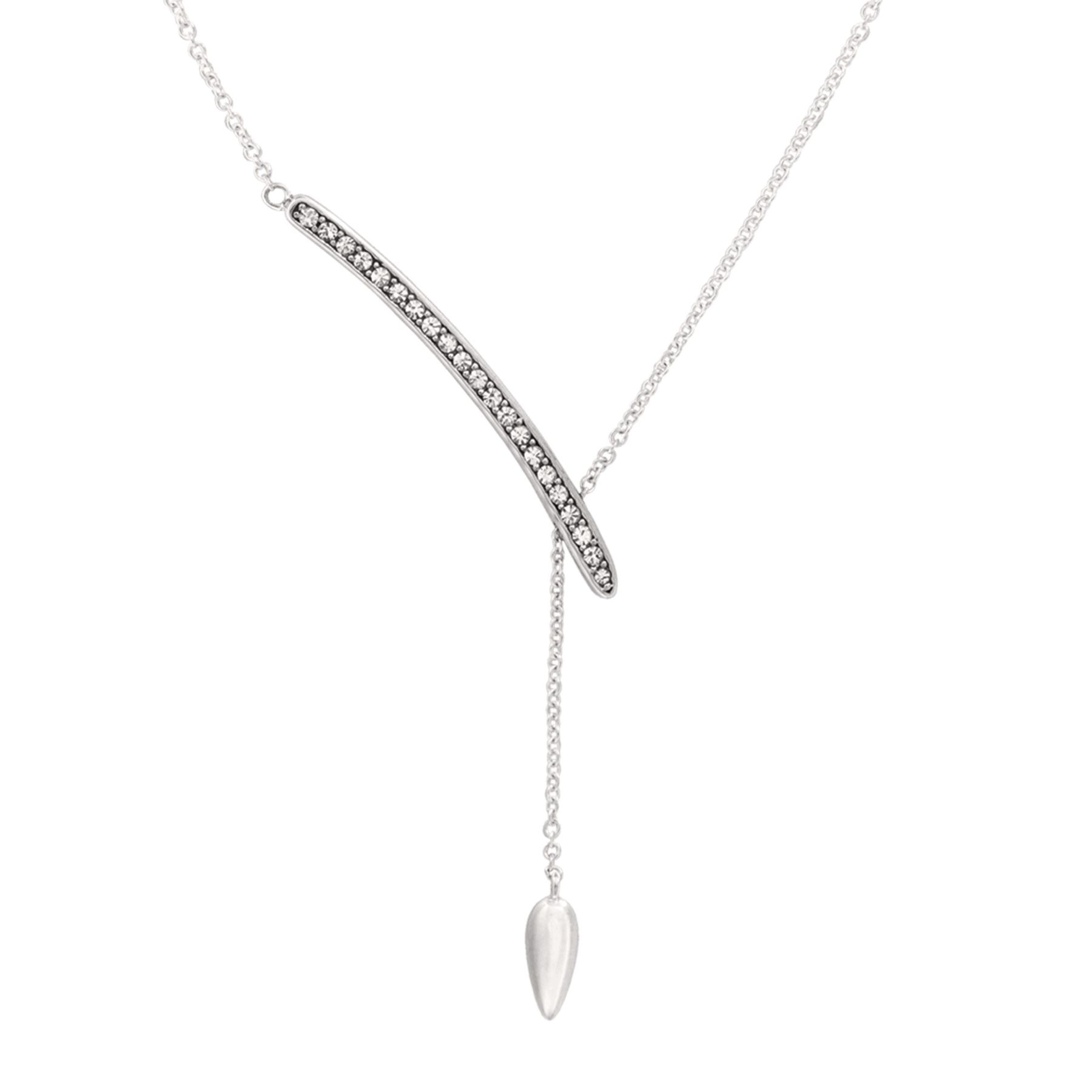 Silpada Crystal Y Necklace With Crystals In Sterling Silver Silpada Crystal Y Necklace With
