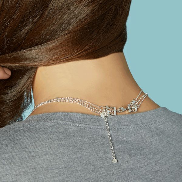 Silpada Layered Necklace Spacer in Sterling Silver Layered Necklace