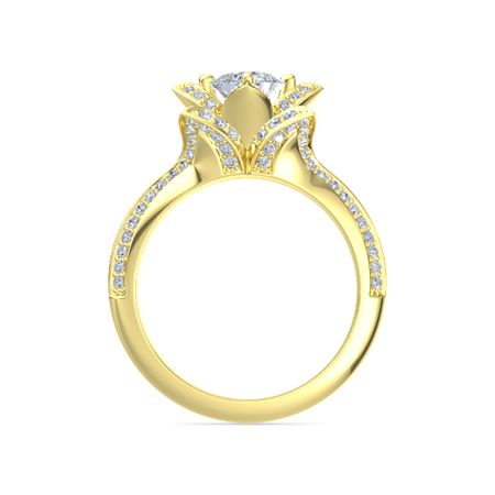 Brilliant Lotus Ring