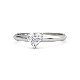 Modern Heart Ring