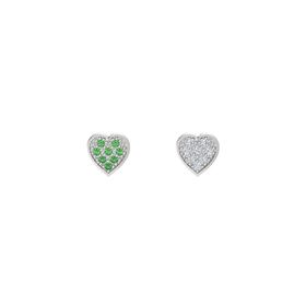 Brilliant Pave Heart Earrings