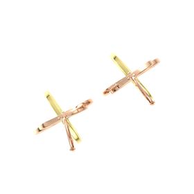 Triple Interlocking Circle Earrings