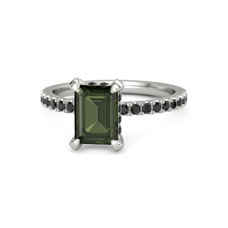 black and green tourmaline