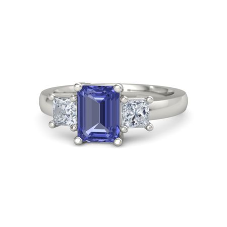 Amazing Tanzanite Engagement Rings White Gold
