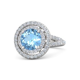 Round-cut Lillian Ring