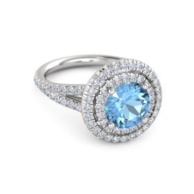 Round-cut Lillian Ring