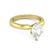 Pear Solitaire Ring
