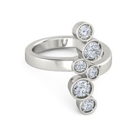 Cascading Gemstone Ring