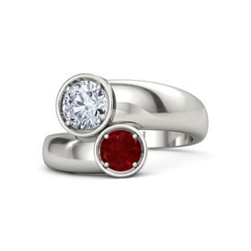 Round-Cut Wrap Ring