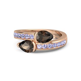 Pear-Cut Wrap Ring