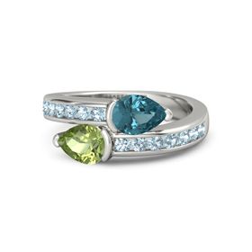 Pear-Cut Wrap Ring