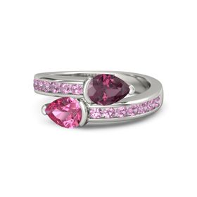 Pear-Cut Wrap Ring