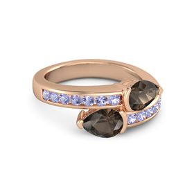 Pear-Cut Wrap Ring