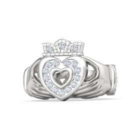 Brilliant Claddagh Ring