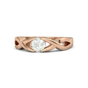 Two Paths Solitaire Ring