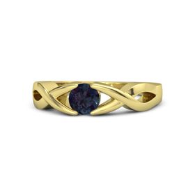 Two Paths Solitaire Ring