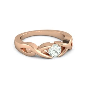 Two Paths Solitaire Ring