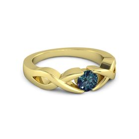 Two Paths Solitaire Ring