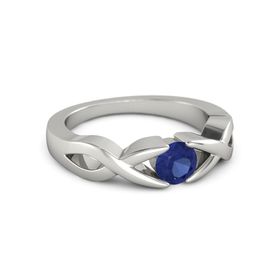 Two Paths Solitaire Ring