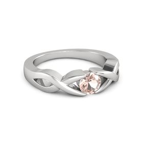 Two Paths Solitaire Ring