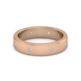 Satin Finish Gemstone Band (5mm wide)