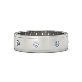 Gemstone Band (7mm wide)