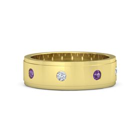 Gemstone Band (7mm wide)