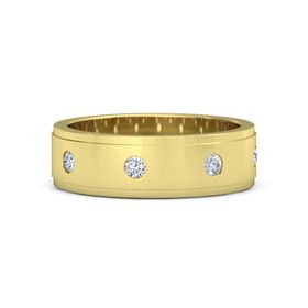 Gemstone Band (7mm wide)