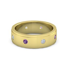 Gemstone Band (7mm wide)