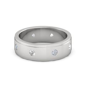 Gemstone Band (7mm wide)