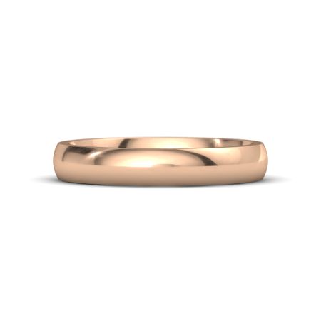 14k Rose Gold Ring Clic Comfort Fit Band 4mm Gemvara Clic Comfort Fit Band 4mm