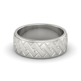 Satin Finish Aztec Band (8mm Band)