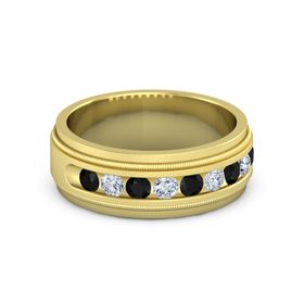 Milgrain Crown Band (3mm round-cut)