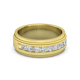 Milgrain Crown Band (3mm round-cut)