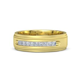 Milgrain Crown Band (2mm gem)