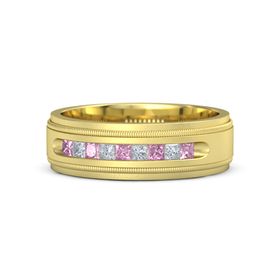Milgrain Crown Band (2mm gem)